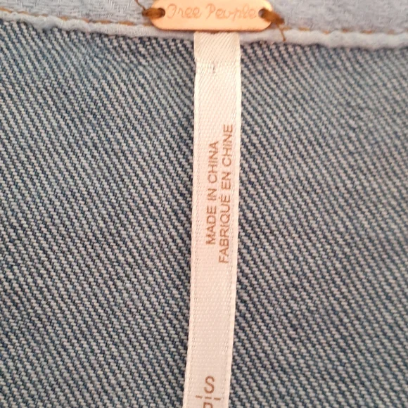 Free People  Denim Top - Picture 7 of 7